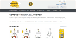 Desktop Screenshot of majorsafety.com